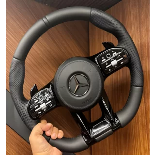 Volant AMG-Style (čierny + čierne tlačidlá) fotografia 1