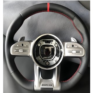 Mercedes S-сlass W221 Руль AMG-Style (черный + красный)