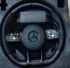 Mercedes R-class W251 2005-2017 гг. Руль AMG-Style (Карбон + Черные Кнопки) фото 1