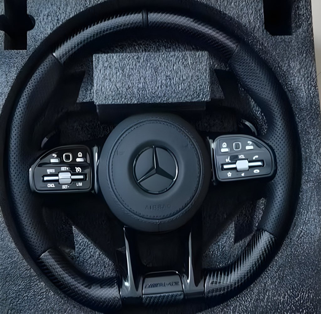 Кермо AMG-Style (Карбон + чорні кнопки)
