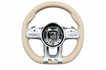Mercedes E-class coupe C238 2016-2024 Steering Wheel AMG 2018-Style (beige, 3pin) photo 1