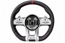 Mercedes E-klasse W213 2016–2023 AMG rat 2018-Style (sort + rød, 3pin) foto 1
