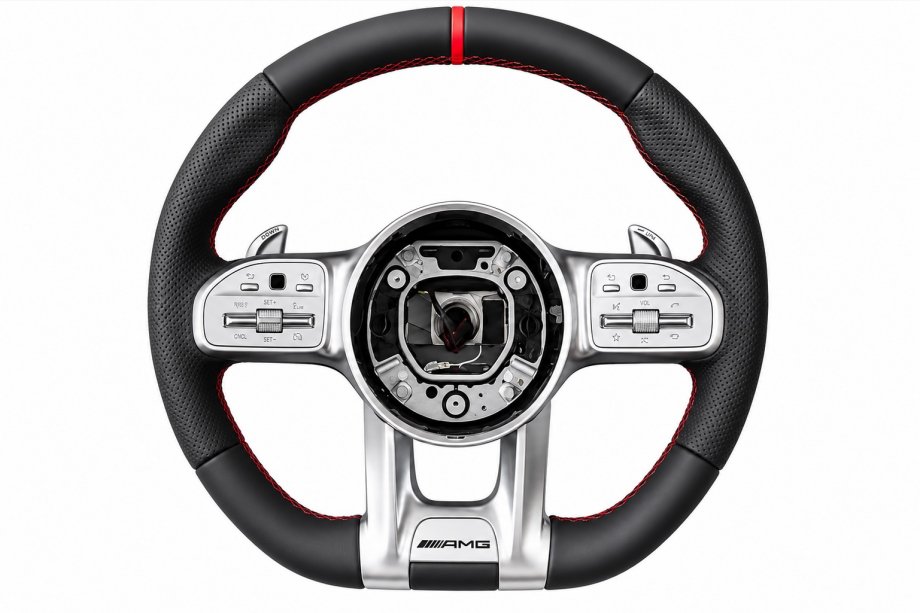 Mercedes E-klasse W213 2016–2023 AMG rat 2018-Style (sort + rød, 3pin) Image