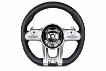 Mercedes GLC coupe C253 2016-2023 гг. Руль AMG 2018-Style (черный, 3pin) фото 1