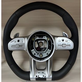Mercedes CLA C117 2013-2019 рр. Руль AMG 2018-Style (черный, 3pin)