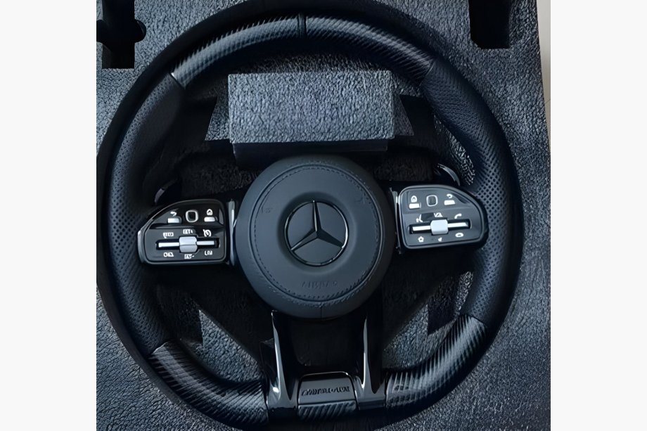 Кермо AMG 2018-Style (Карбон + чорні кнопки, 3pin) Image