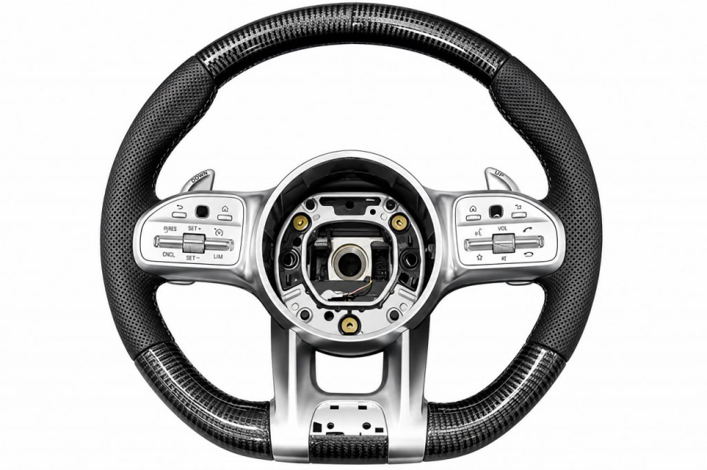 Кермо AMG 2018-Style (Карбон + сірі кнопки, 3pin)
