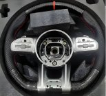Руль AMG 2018-Style (Карбон + Красный, 3pin) фото 1 Руль AMG 2018-Style (Карбон + Красный, 3pin) фото 1