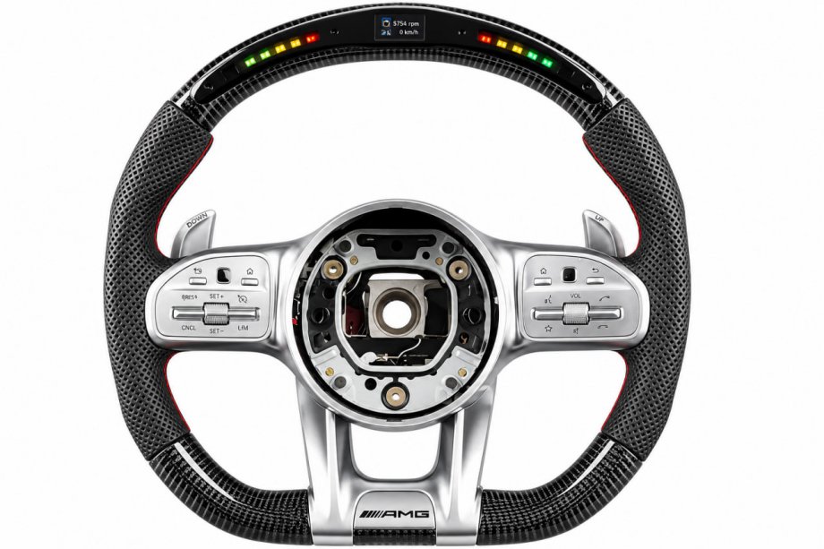 Mercedes E-klasse Coupé C238 2016–2024 AMG 2018-Style rat (kulfiber, LED, 3-pin) Image