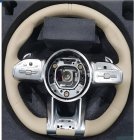 Руль AMG 2018-Style (бежевый, 4pin) фото 1