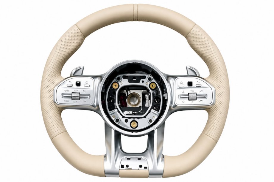 Mercedes EQA 2021– AMG 2018-Style stūre (bēša, 4-pin) Image