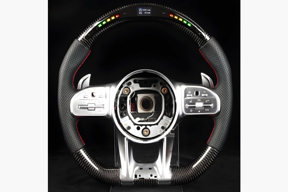 Mercedes A-сlass W177 2018- гг. Руль AMG 2018-Style (Карбон, LED, 4pin) Image