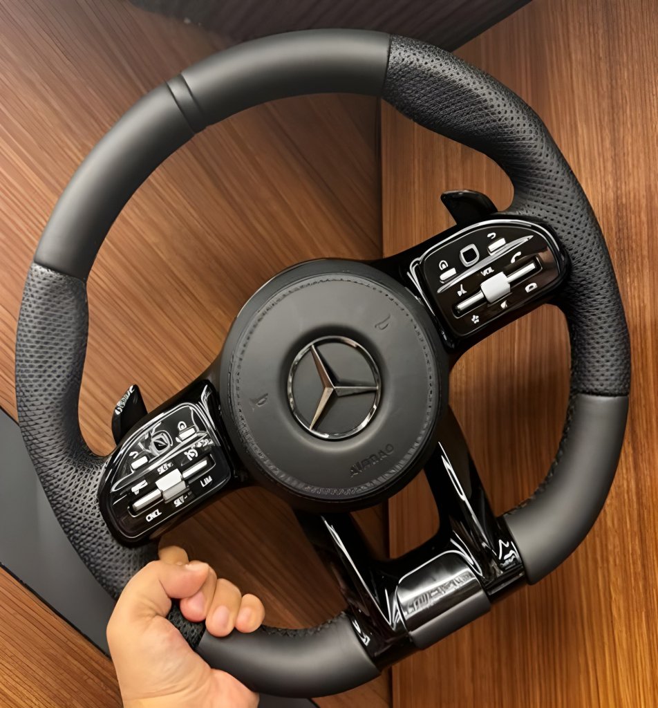 Кермо AMG-Style (для AMG, чорний + чорні кнопки)