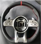Mercedes R-class W251 2005-2017 гг. Руль AMG-Style (для AMG, Черный + Красный) фото 1