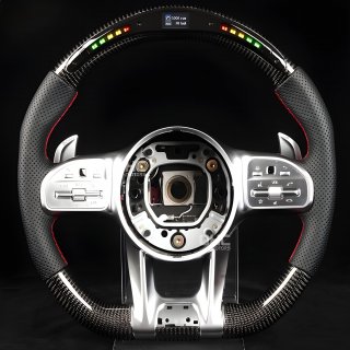 Mercedes S-сlass W221 Руль AMG-Style (для AMG, Карбон, LED)